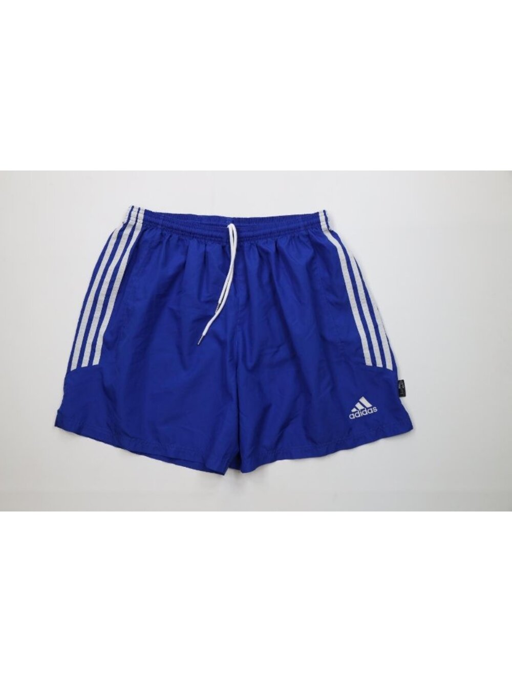 Vintage Y2K 2005 Adidas Mens XL Above Knee Running Jogging Soccer Shorts Blue